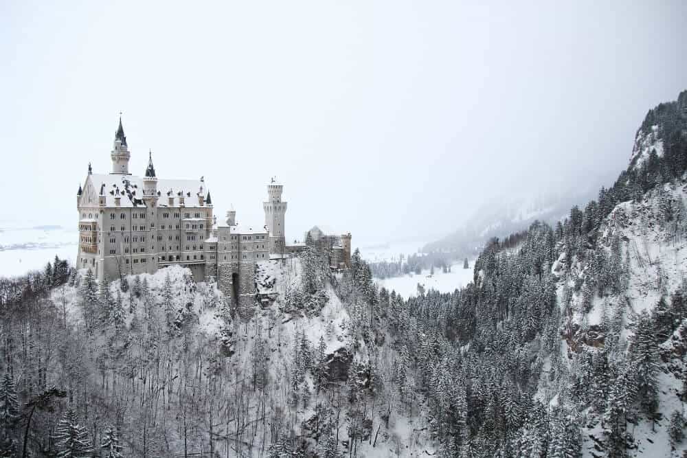 How to Plan the Perfect Festive Winter Mini-Break 1 Neuschwanstein in winter for a winter mini-break