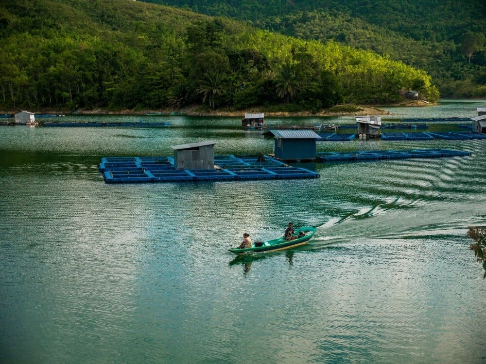 Fishing boats in Borneo
