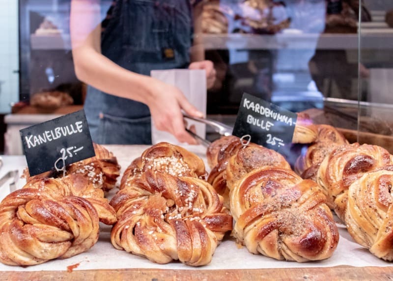 Urban Deli is one of the best sustainable restaurants in Europe because it's budget-friendly too. Swedish pastries.