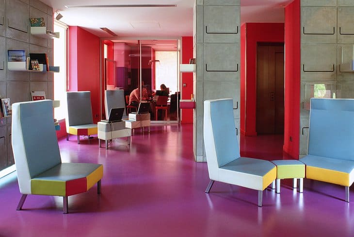 Hi Hotel lounge for stylish eco-friendly hotels. 