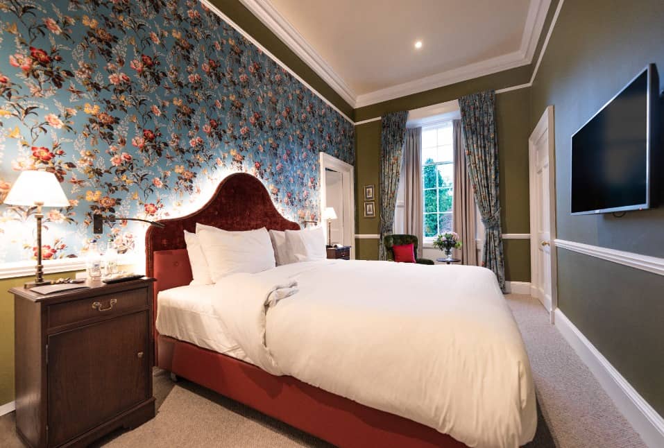 the bedrooms 
