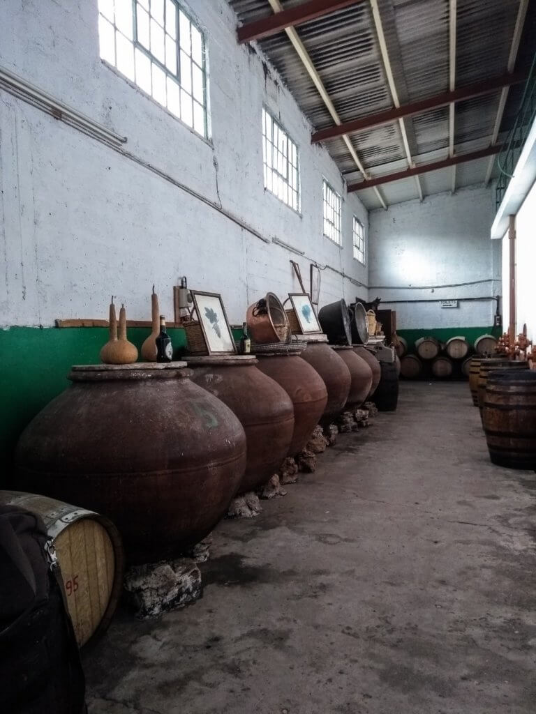Traditional Cypriot Food and Drink You Need to Try 2 Karseras winery commandaria barrels