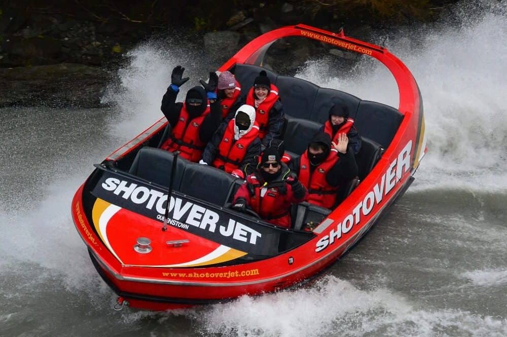 Shotover Jet for 4 day Queenstown itinerary