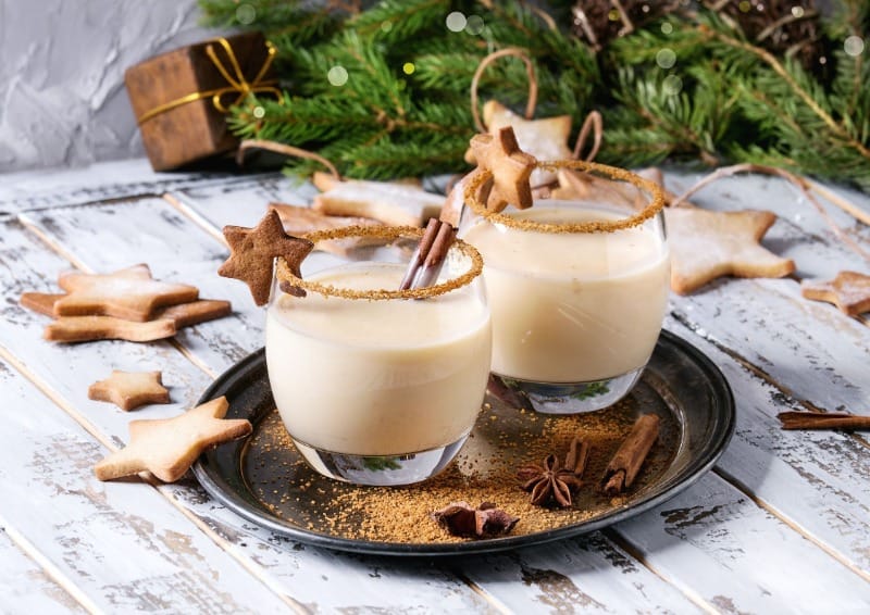 The perfect eggnog cocktail recipes are boozy and creamy