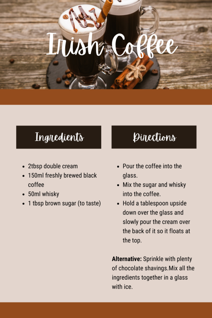 Irish coffee is one of the most comforting cocktails from around the world