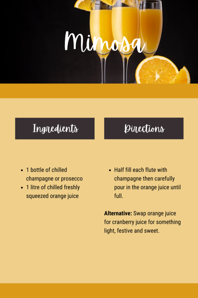 Mimosas are one of the top international cocktails and they're incredibly simple to make!