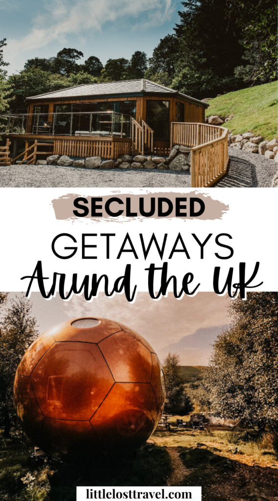 10 Sustainable Secluded Places to Stay in the UK 11 Enjoy the tranquility of nature with these top 10 secluded getaways and places to stay across the UK. Each getaway is perfect for solo travellers and couples on a romantic break. Featuring eco-friendly cabins, cosy cottages and unique glamping sites for nature lovers. Read more to discover budget and luxury weekend breaks.