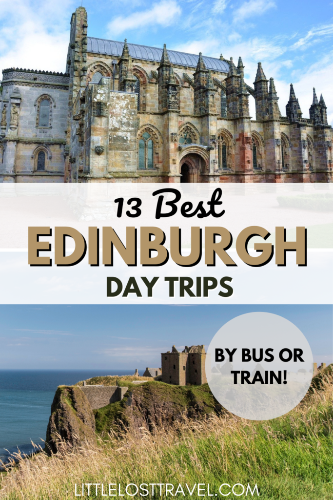 Discover the best day trips from Edinburgh by train or bus, all reachable in three hours or less! From ancient castles to coastal walks, read and get inspired now. 