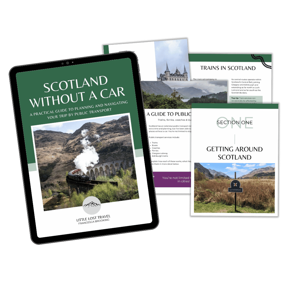 Visiting Scotland Without a Car in 2026: The Ultimate Guide 6 Copy of visiting without a car mockup